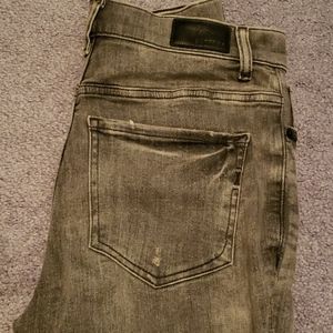 Express Faded black jeans with tethered edges Size 2